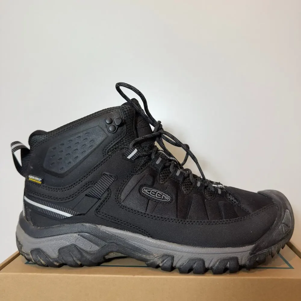 Keen Targhee EXP Mid Mens 11 Waterproof Hiking Boots Black Trail Outdoor Shoes